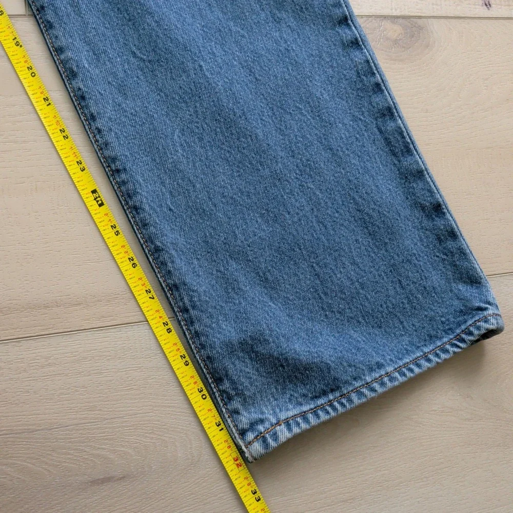 Levis 501xx Original Fit Jeans Mens 38x36 (Fits 36x32) Blue Denim Straight Leg